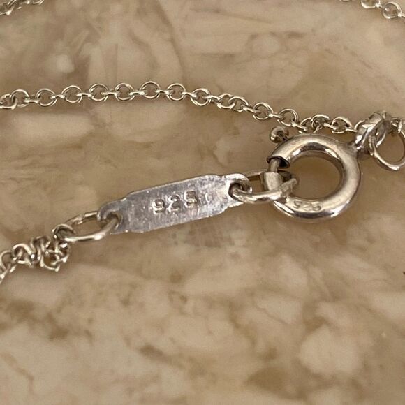 Vintage Tiffany & Co. 18K Gold & Sterling Silver Signature "X" Pendant Necklace - Picture 6 of 7